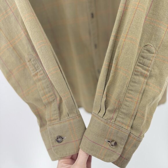 Viyella Men’s Wool Cotton Blend Long Sleeve Button Down Shirt XXL Made In Canada - Picture 5 of 10